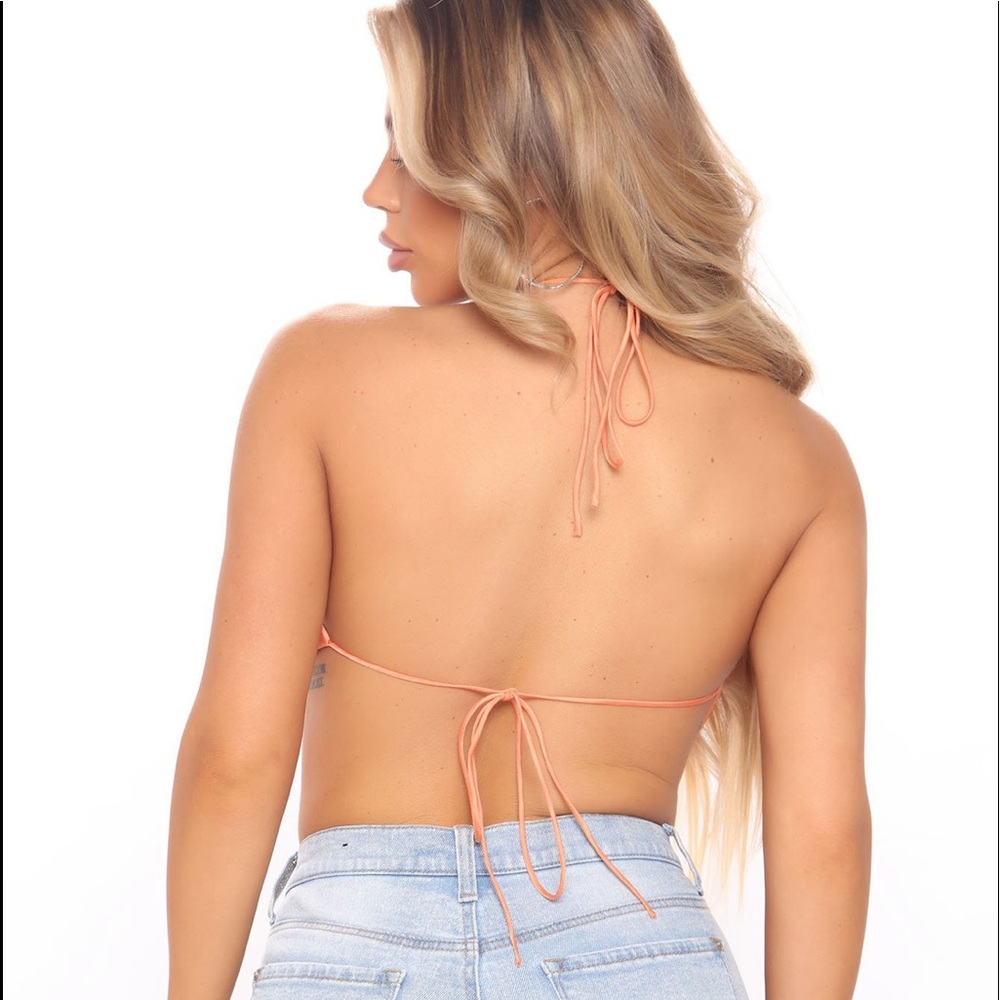 Satin backless top- NEW without tags - Picture 5 of 7